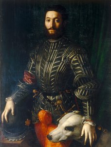Guidobaldo da Montefeltro的肖像 作者 Agnolo Bronzino